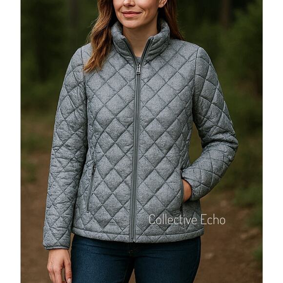 32 Degrees Heat Women’s Packable Down Puffer Jacket Zip Pockets Lightweight Sz M - Picture 1 of 7